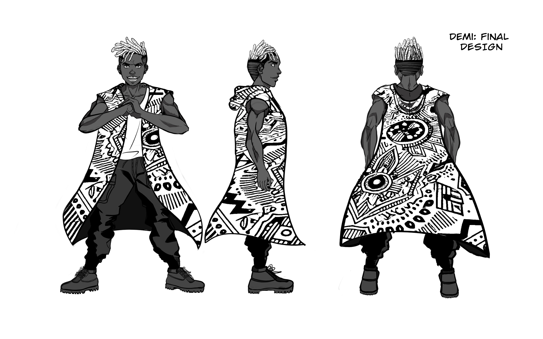 Demi  Character turnaround