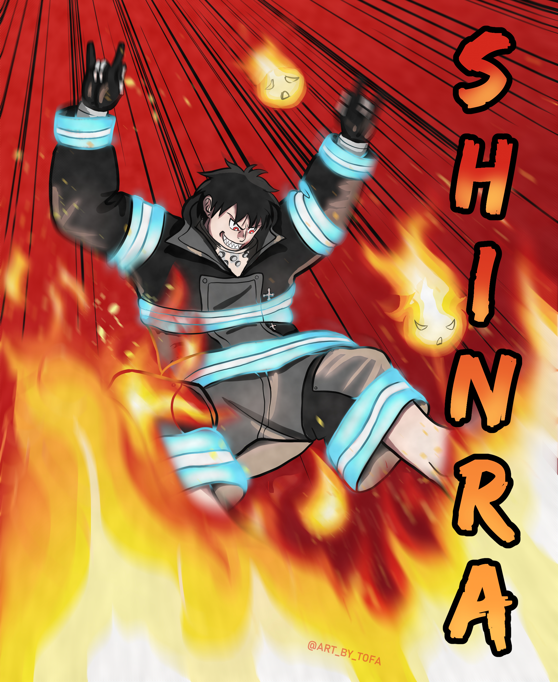 Shinra - Fire Force fan art