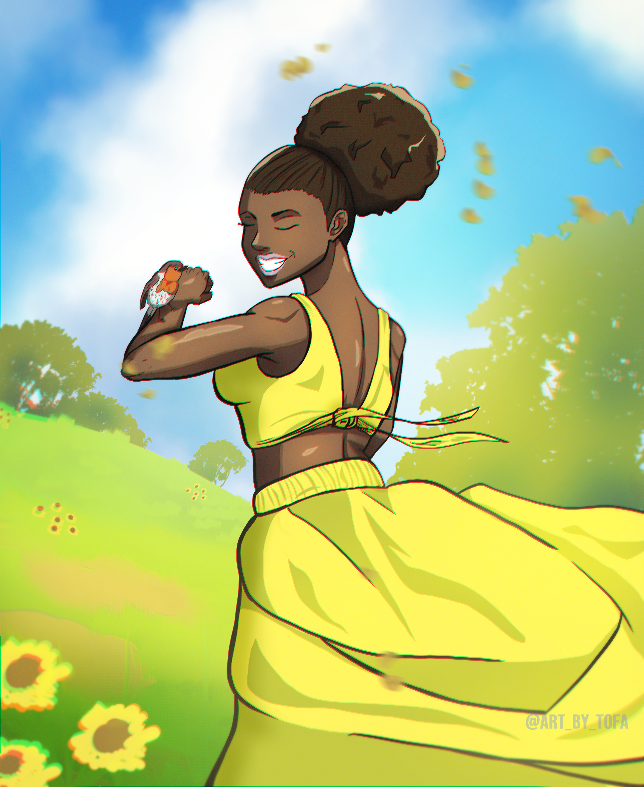 Summer themed artwork